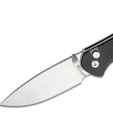 CJRB Large Pyrite Folding Knife - AR-RPM9 Blade, Steel Handle