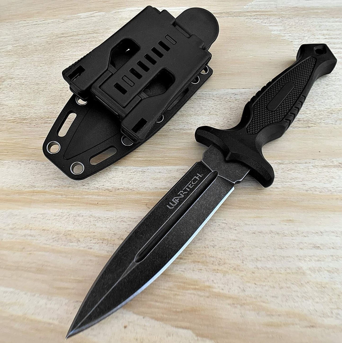 Hunting Knife Tactical Knife Survival Knife 9" Fixed Blade Knife w/ Molle Kydex