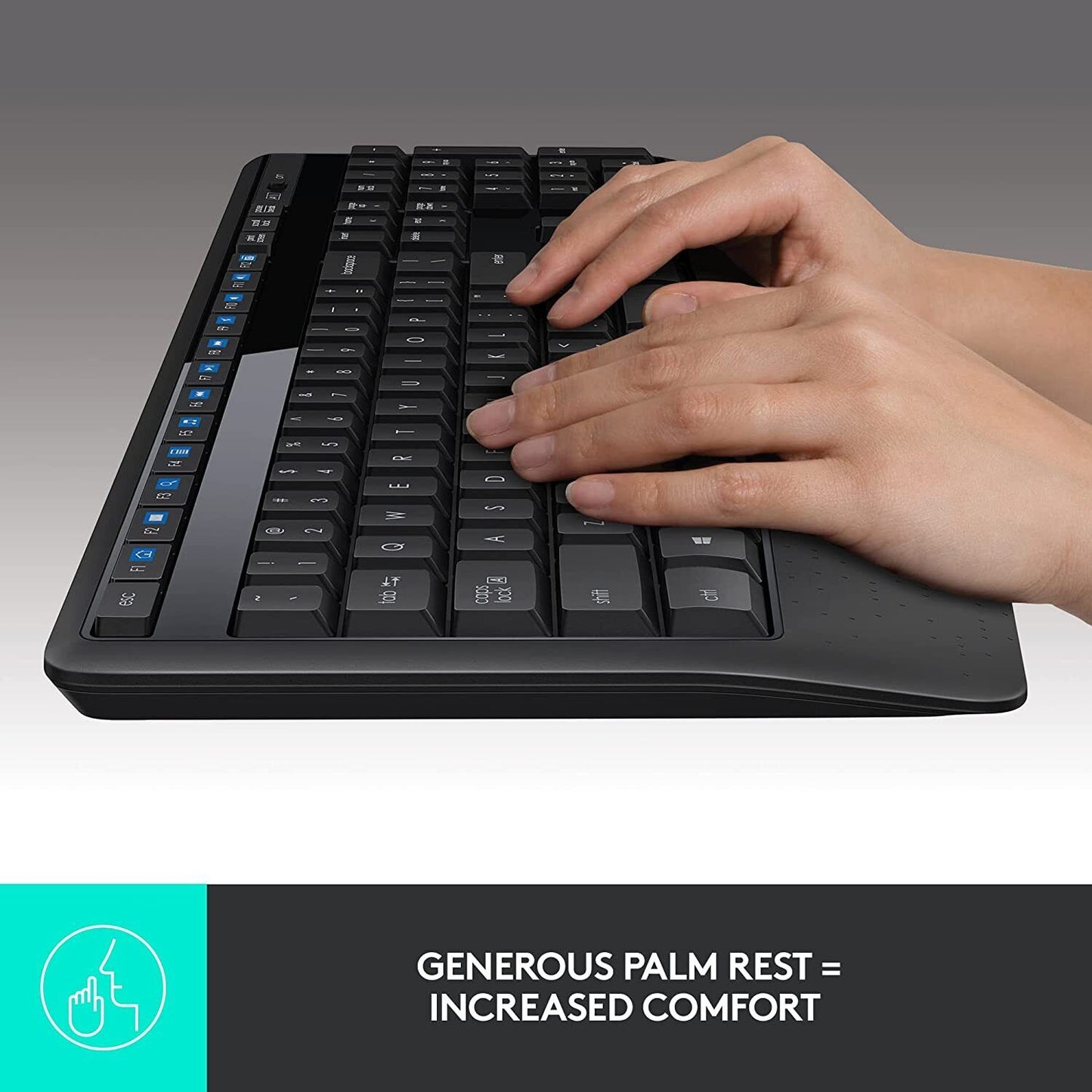 Logitech MK345 Wireless Keyboard and Optical Mouse Combo