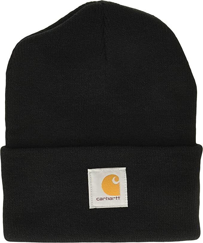 Carhartt Men's Knit Cuffed Beanie, Black, One Size