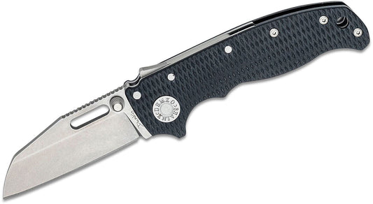 Andrew Demko NEW AD20.5 Shark Foot Shark Lock Knife Black G10 Handle CPM-S35VN