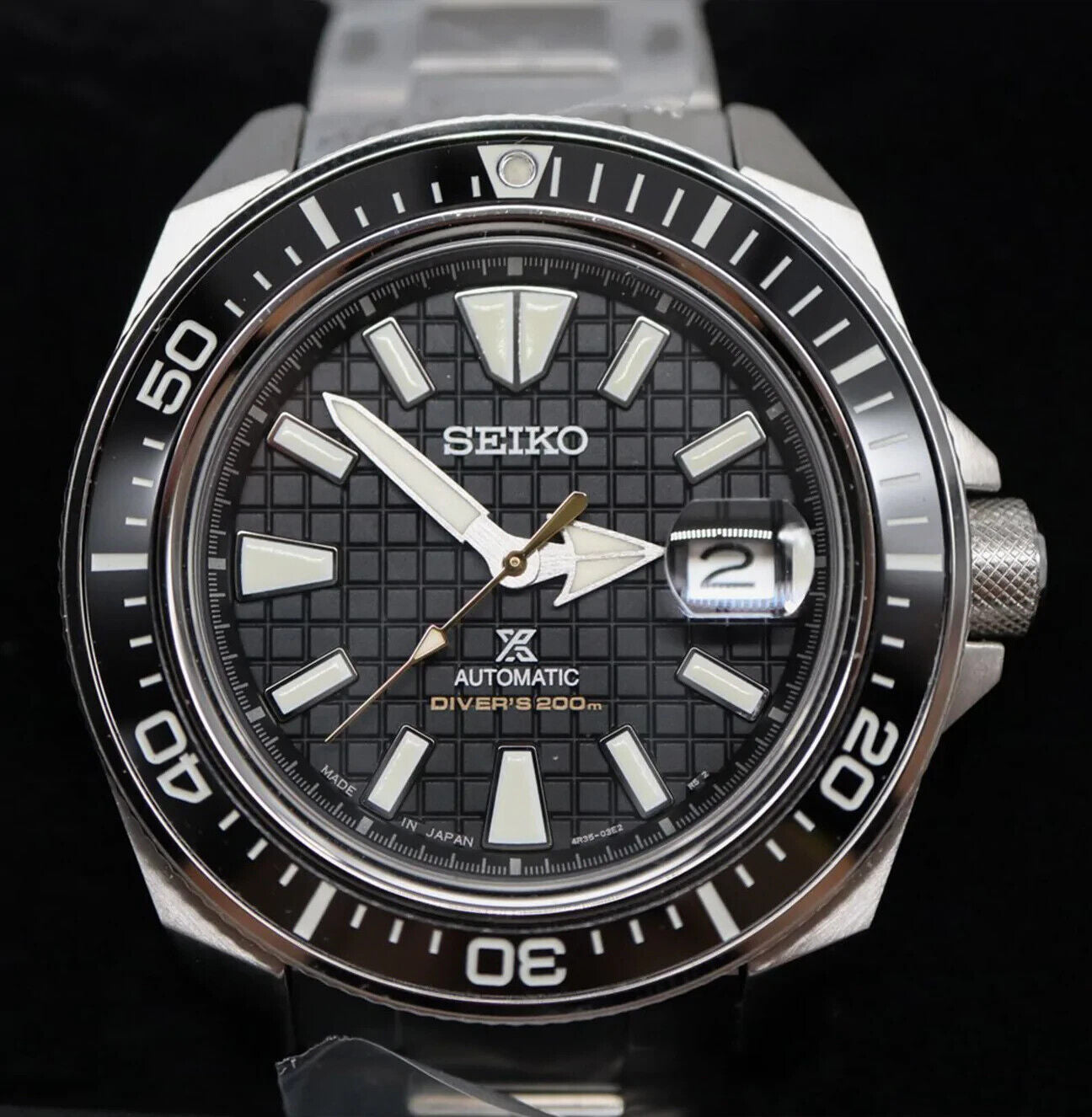 Seiko prospex samurai cheap black