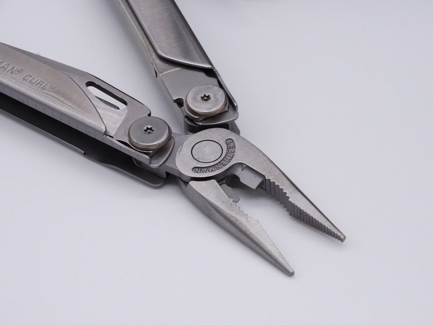 Leatherman CURL Stainless Steel Multi-Tool with Black Nylon Sheath