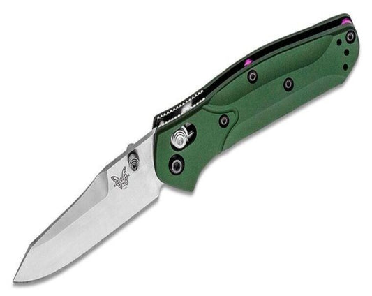 Benchmade 945 Mini Osborne Folding Knife Axis Lock CPM-S30V Green Aluminum Handl