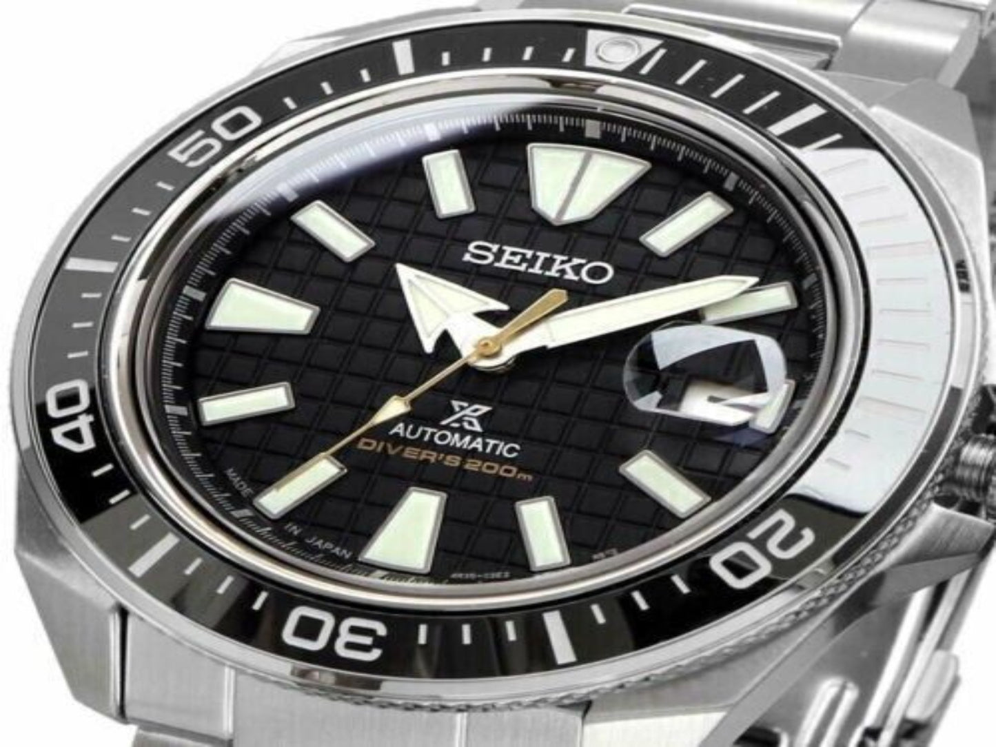 New SEIKO Prospex King Samurai Black SRPE35J1 Automatic Sapphire Diving Watch