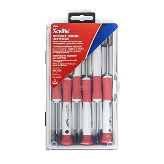 Xcelite XP600 6-Piece Precision Slotted and Phillips Screwdriver Set