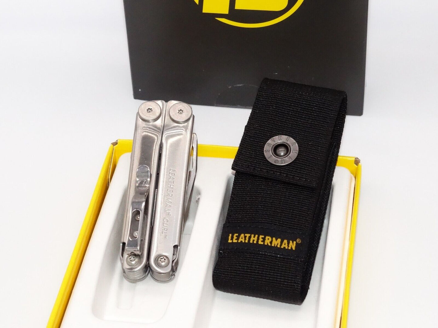 Leatherman CURL Stainless Steel Multi-Tool with Black Nylon Sheath