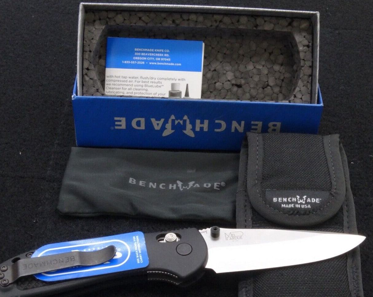 Benchmade Griptilian AXIS LOCK Folding Knife 3.45" CPM-20CV Satin Drop Point