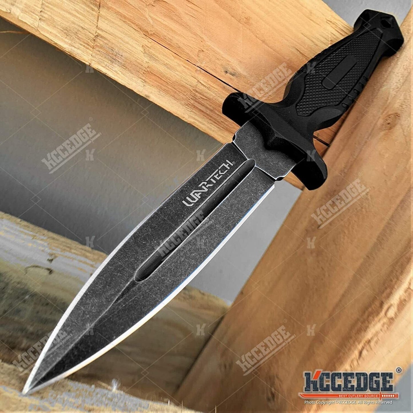 Hunting Knife Tactical Knife Survival Knife 9" Fixed Blade Knife w/ Molle Kydex