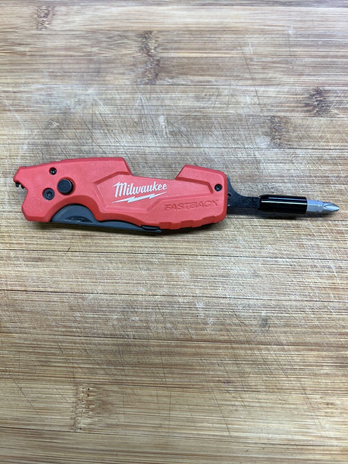 Milwaukee FASTBACK 6in1 Folding Utility Knife General Purpose Blade Hand Tool