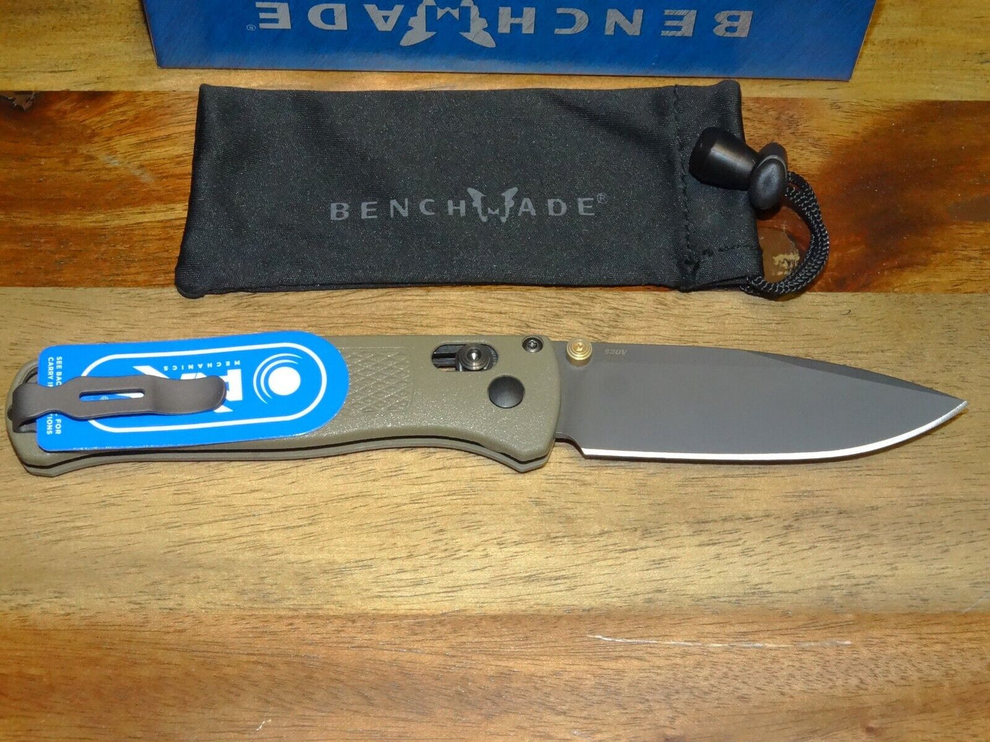 Benchmade 535GRY-1 Bugout 3.24" Gray Cerakote S30V Ranger Green Folding Knife