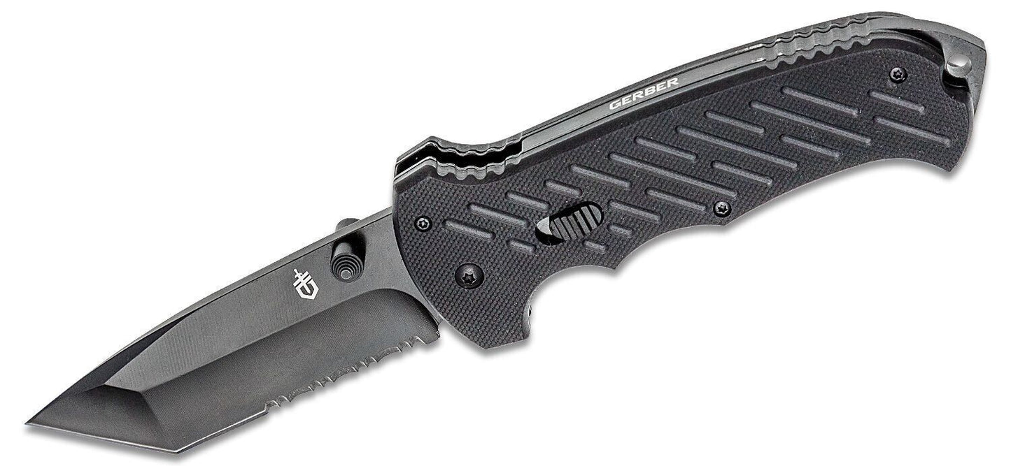 NEW Gerber 06 FAST Assisted Folding Knife 3.8" Black Tanto Combo Blade