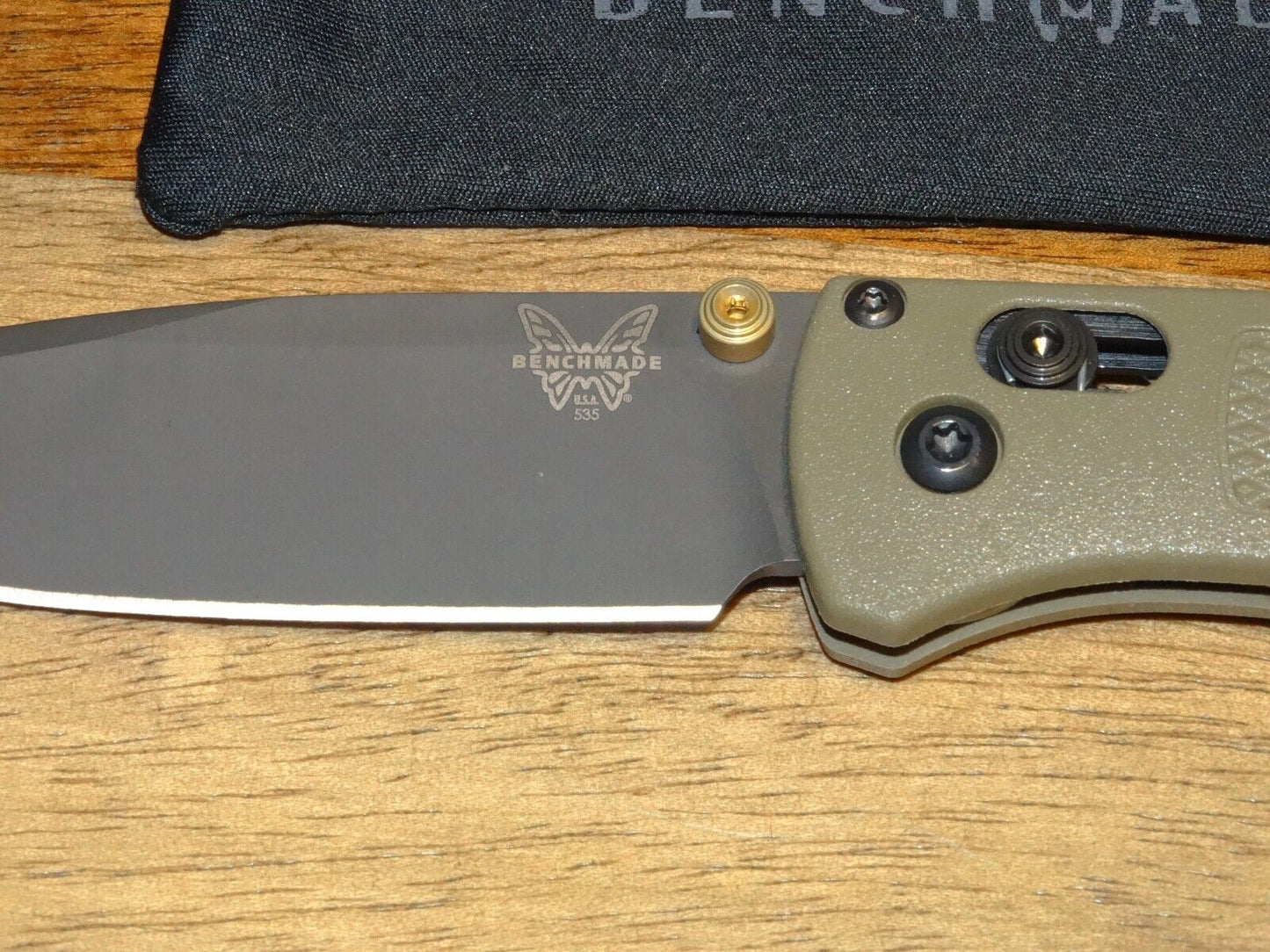 Benchmade 535GRY-1 Bugout 3.24" Gray Cerakote S30V Ranger Green Folding Knife