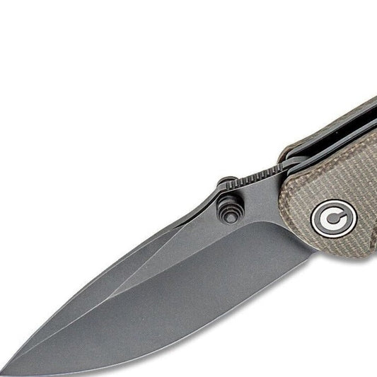 CIVIVI Knives C2020C Pintail Flipper Knife 2.98" S35VN Black Stonewashed Blade,