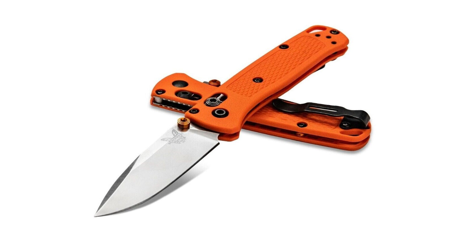 NEW Benchmade 533 EDC Mini Bugout 2.875" Plain Edge CPM-S30V Blade Orange