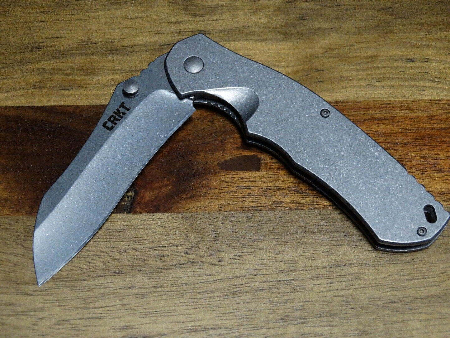 CRTK RASP Folding Knife Straight EDGE Blade ‎AUS 8 Blade 420J2 Handle