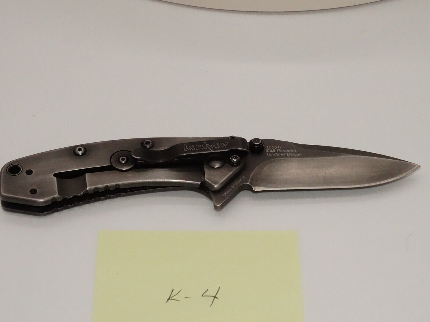 KERSHAW Speedsafe Cryo EDC 1555TI Rick Hinderer Design Assisted Pocket Knife