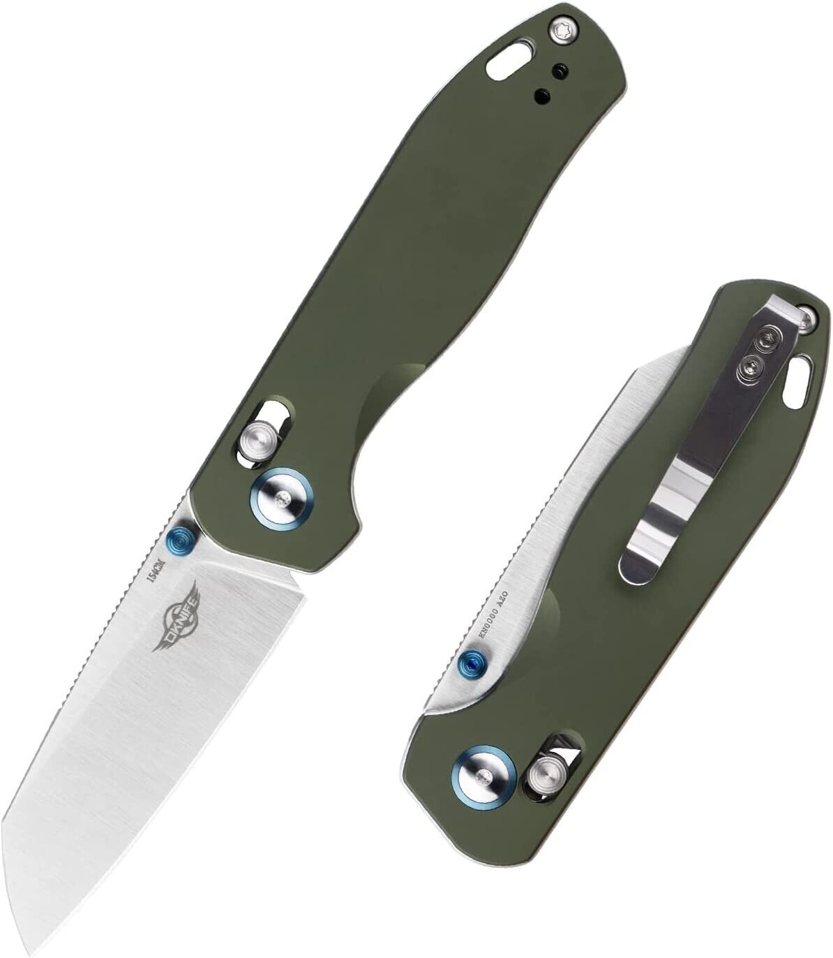 OKNIFE Rubato 2 EDC Knife, Rail Lock Knife 154CM Blade With Aluminium ...