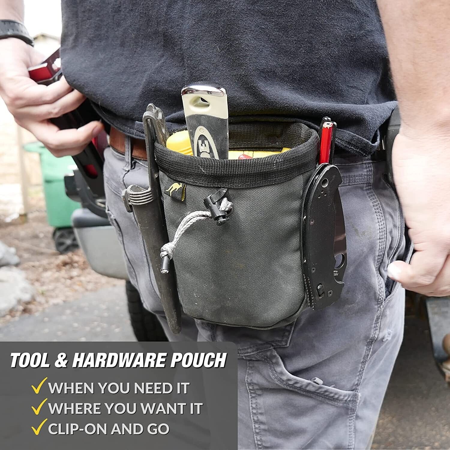 Tool waist outlet bag