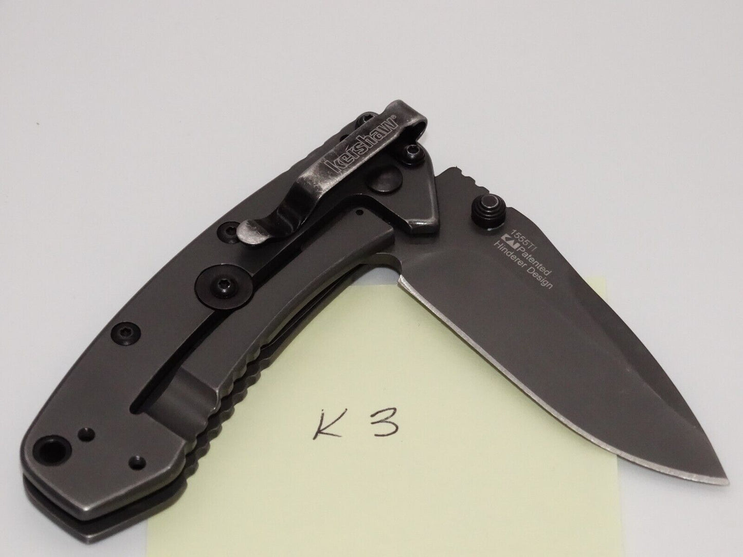 KERSHAW Speedsafe Cryo EDC 1555TI Rick Hinderer Design Assisted Pocket Knife