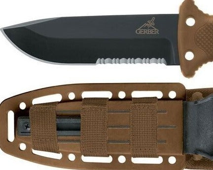 Gerber LMF II Infantry (Coyote) Brown Combat Knife Fixed 4.84" Blade 420HC Steel