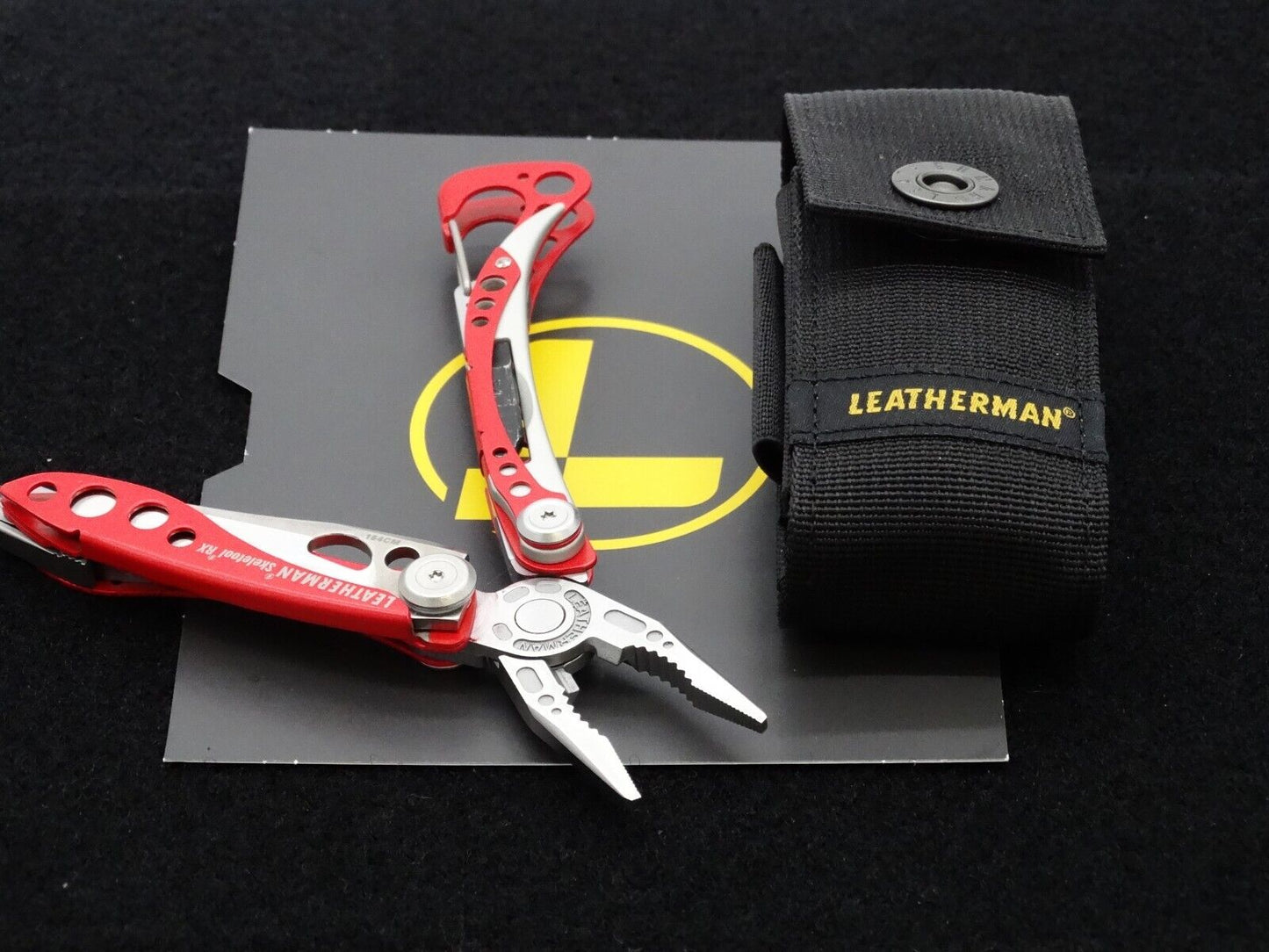 Leatherman Skeletool RX Lightweight Multitool RED W/ Leatherman Nylon Sheath