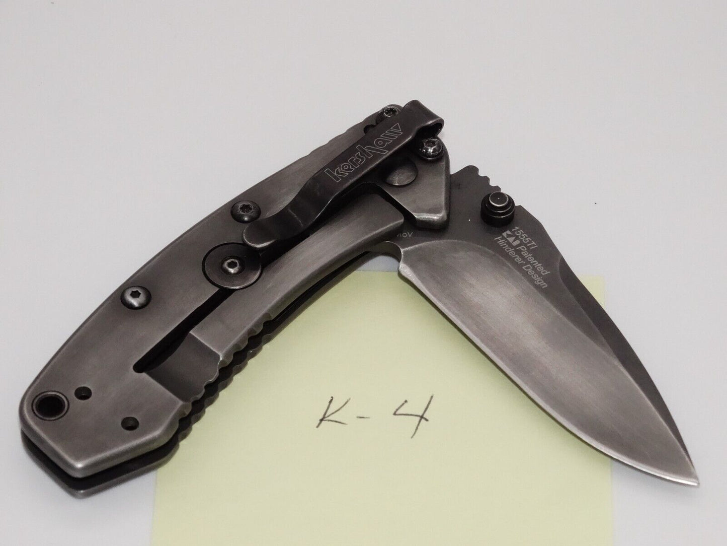 KERSHAW Speedsafe Cryo EDC 1555TI Rick Hinderer Design Assisted Pocket Knife