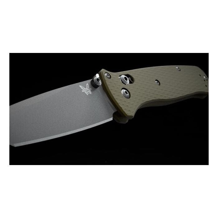 Benchmade Bailout Folding Knife 3.38" CPM-M4 Gray Cerakote Tanto Plain Blade