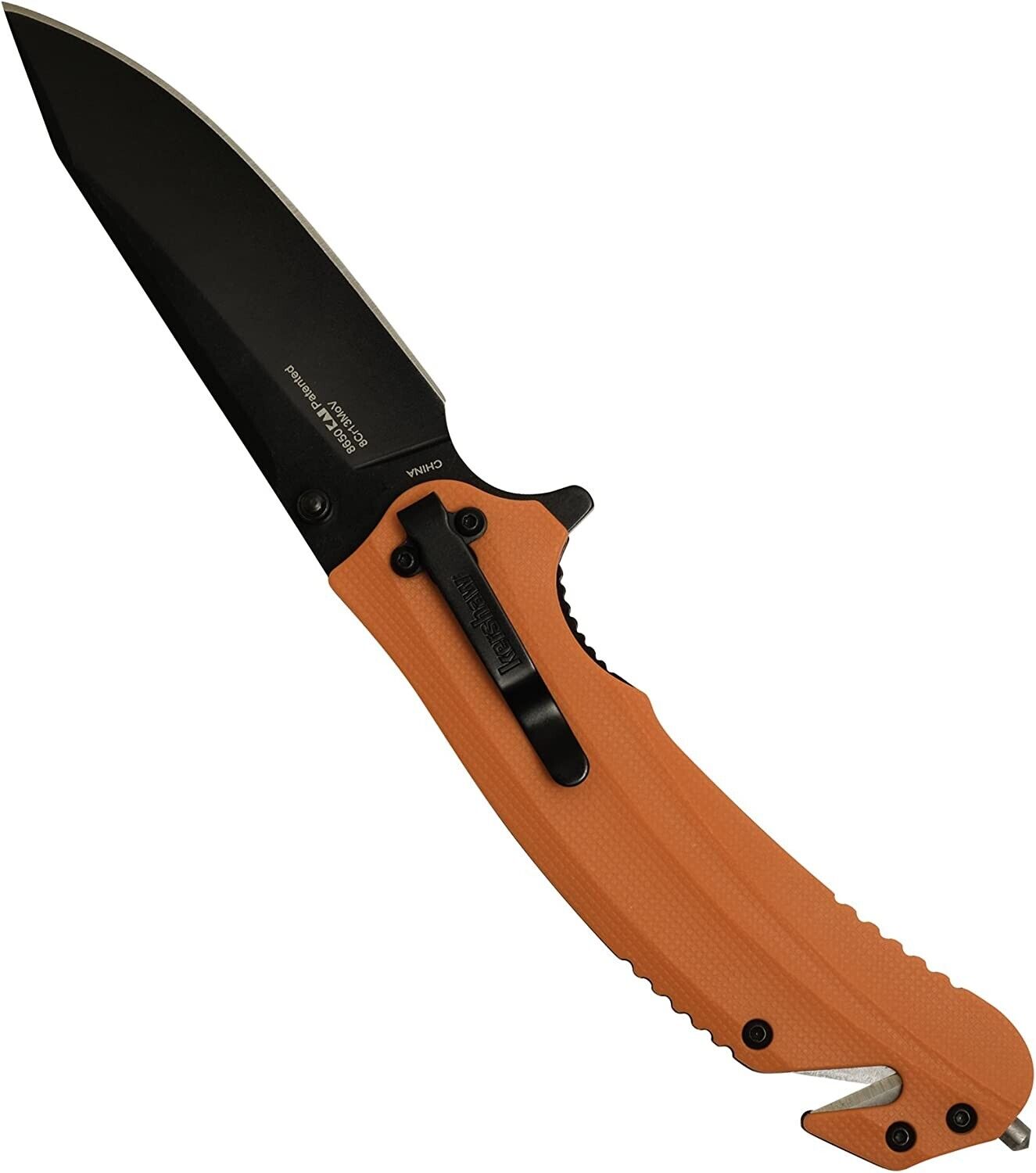 Kershaw Speedsafe Barricade 8650 A/0 Tactical Glass Breaker Pocket Clip Knife