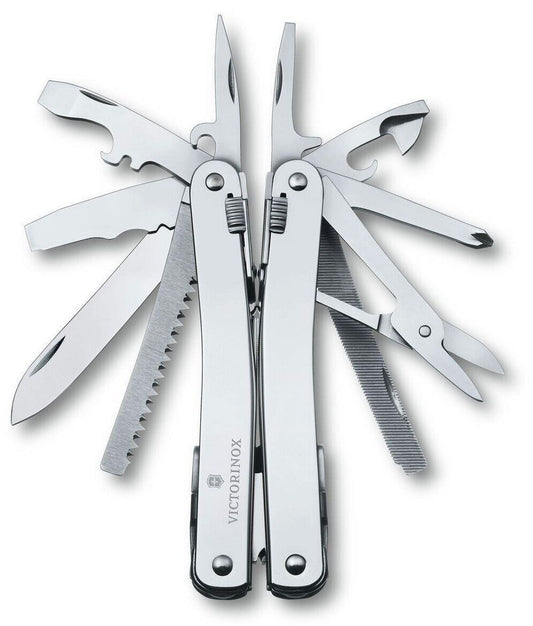 Victorinox SwissTool Spirit X Plus Ratchet 3.0236.N Multi-Tool, Leather Sheath