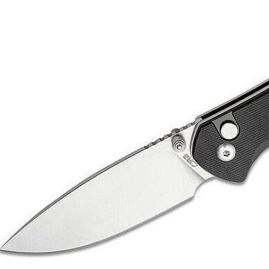CJRB Cutlery Pyrite Folding Knife 3.11" AR-RPM9 Stonewashed Drop Point Blade,...