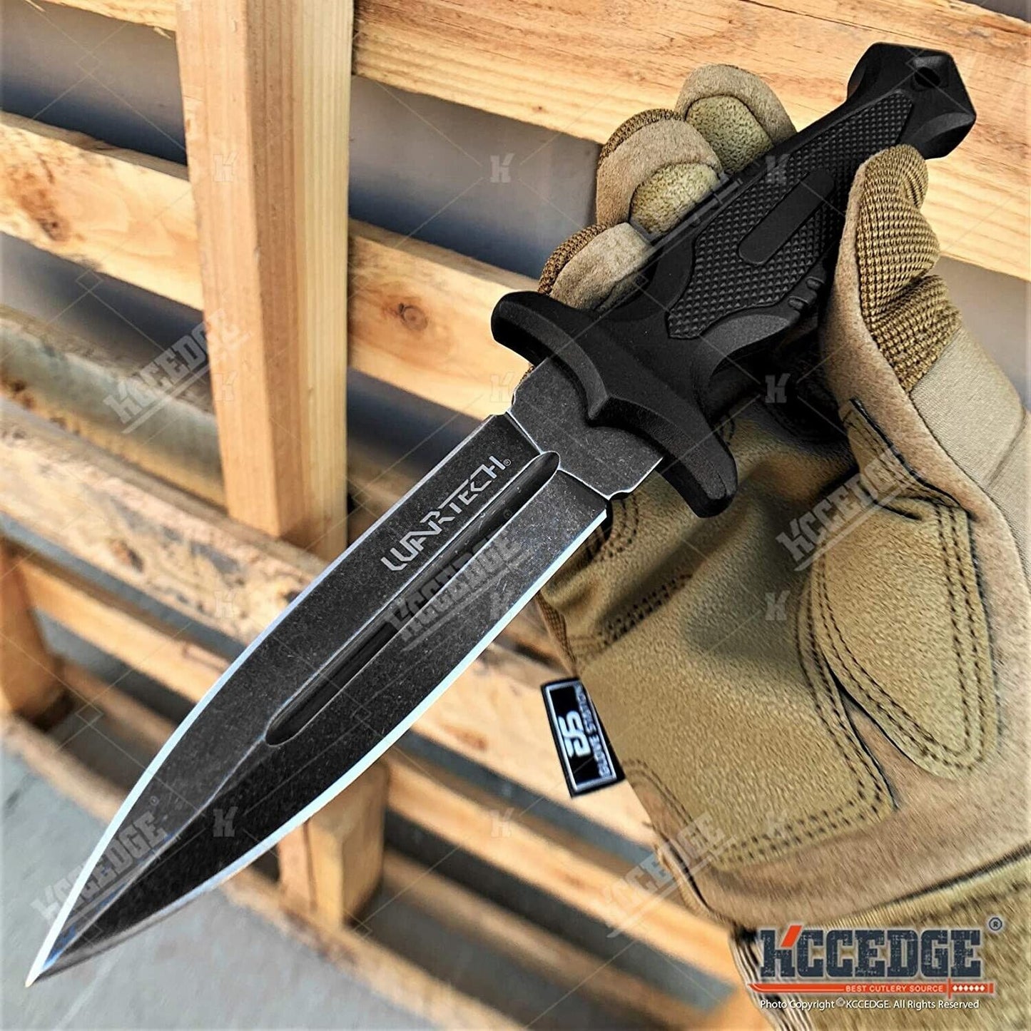 Hunting Knife Tactical Knife Survival Knife 9" Fixed Blade Knife w/ Molle Kydex