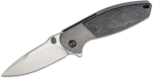 We Knife Company Peter Carey Nitro Mini Flipper Knife 3.13" CPM-20CV Hand Rubbed