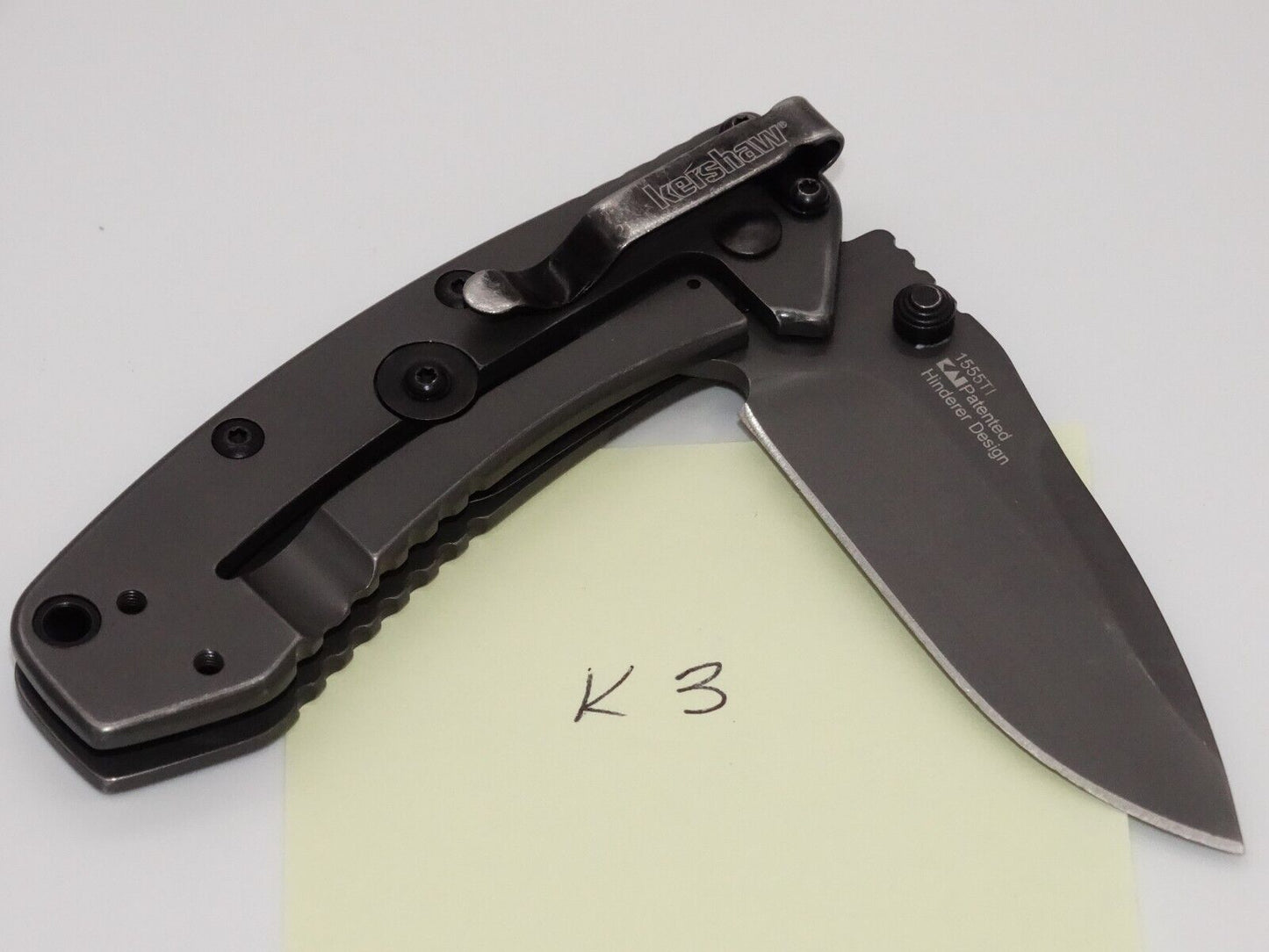 KERSHAW Speedsafe Cryo EDC 1555TI Rick Hinderer Design Assisted Pocket Knife