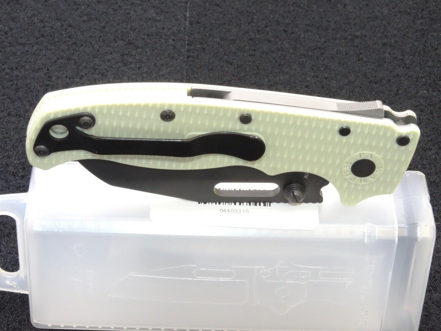 NEW Andre Demko AD20.5 Shark Lock Folding Knife 3" AUS-10A Jade Grivory Scales