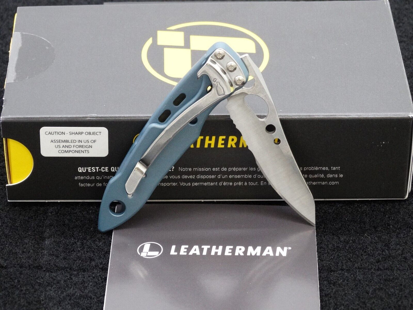 LEATHERMAN Skeletool KBX Pocket Multitool with Knife and Bottle Opener