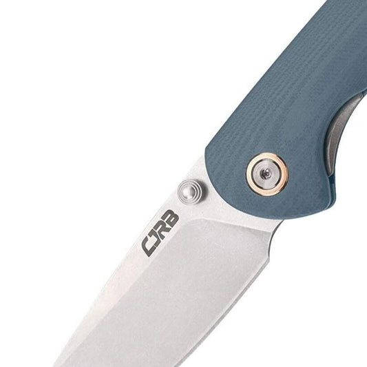 CJRB Large Feldspar Linerlock Folding Knife 3.53" D2 Tool Steel Blade G10 Handle