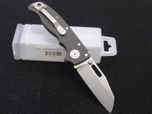 Andrew Demko AD20.5 Shark Lock Folding Knife 3" CPM-3V Shark Foot Blade