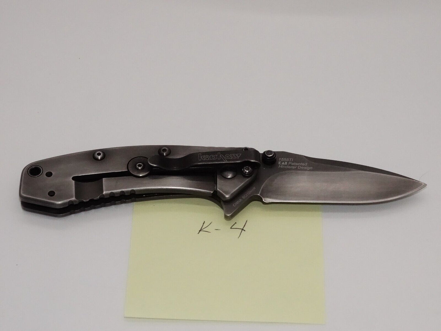 KERSHAW Speedsafe Cryo EDC 1555TI Rick Hinderer Design Assisted Pocket Knife