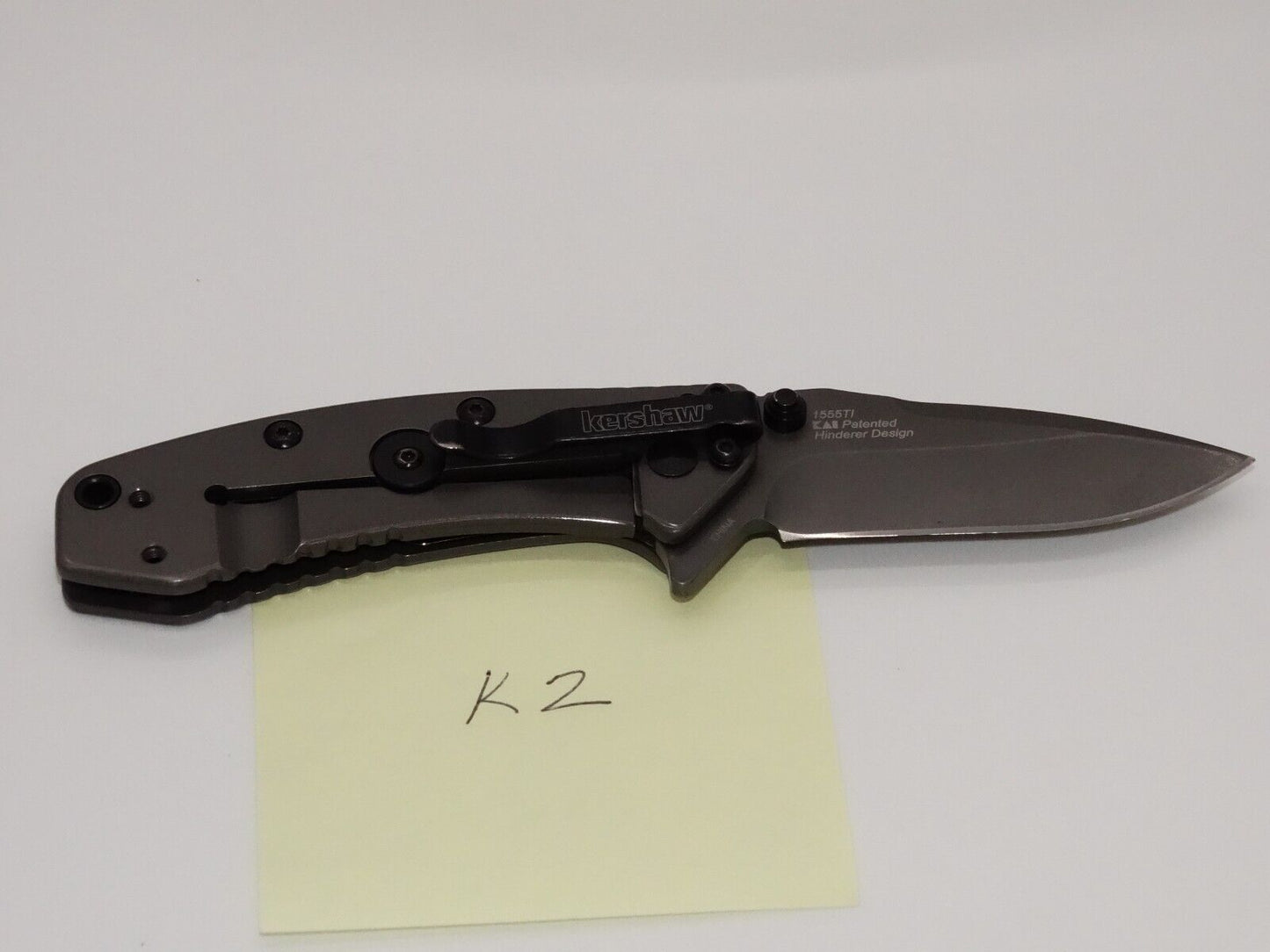 KERSHAW Speedsafe Cryo EDC 1555TI Rick Hinderer Design Assisted Pocket Knife