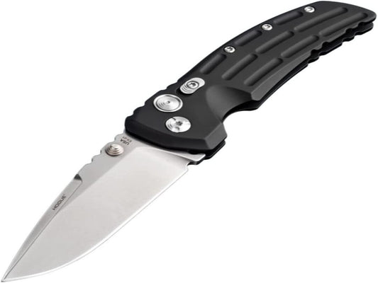 Hogue EX-01 Manual Folder 3.5" Drop Point Blade Knife - Matte Black