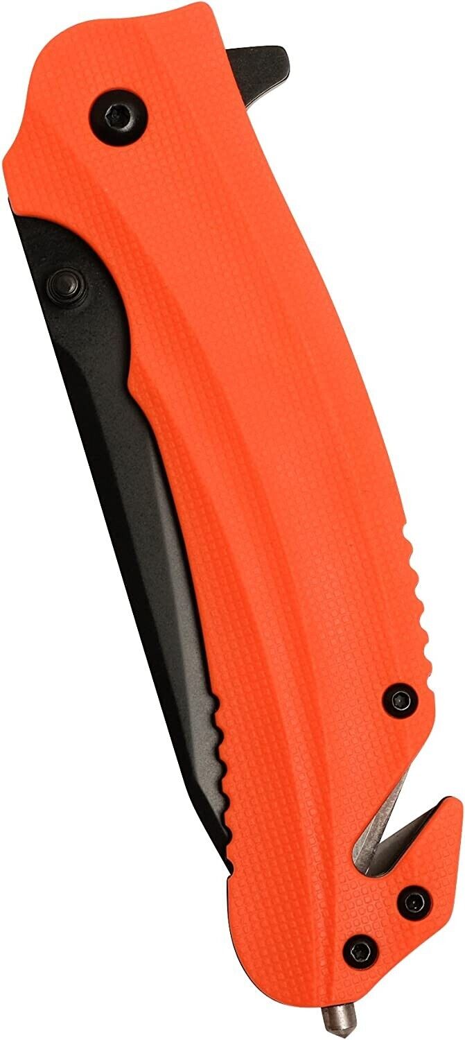 Kershaw Speedsafe Barricade 8650 A/0 Tactical Glass Breaker Pocket Clip Knife