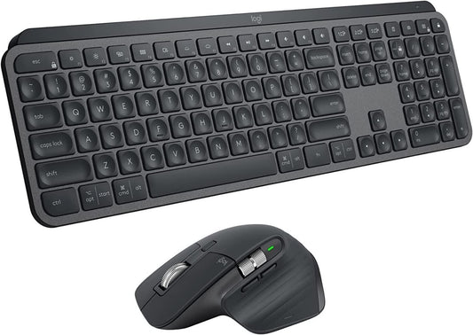 Logitech MX Keys Advanced Wireless Keyboard and MX Master 3S Mouse