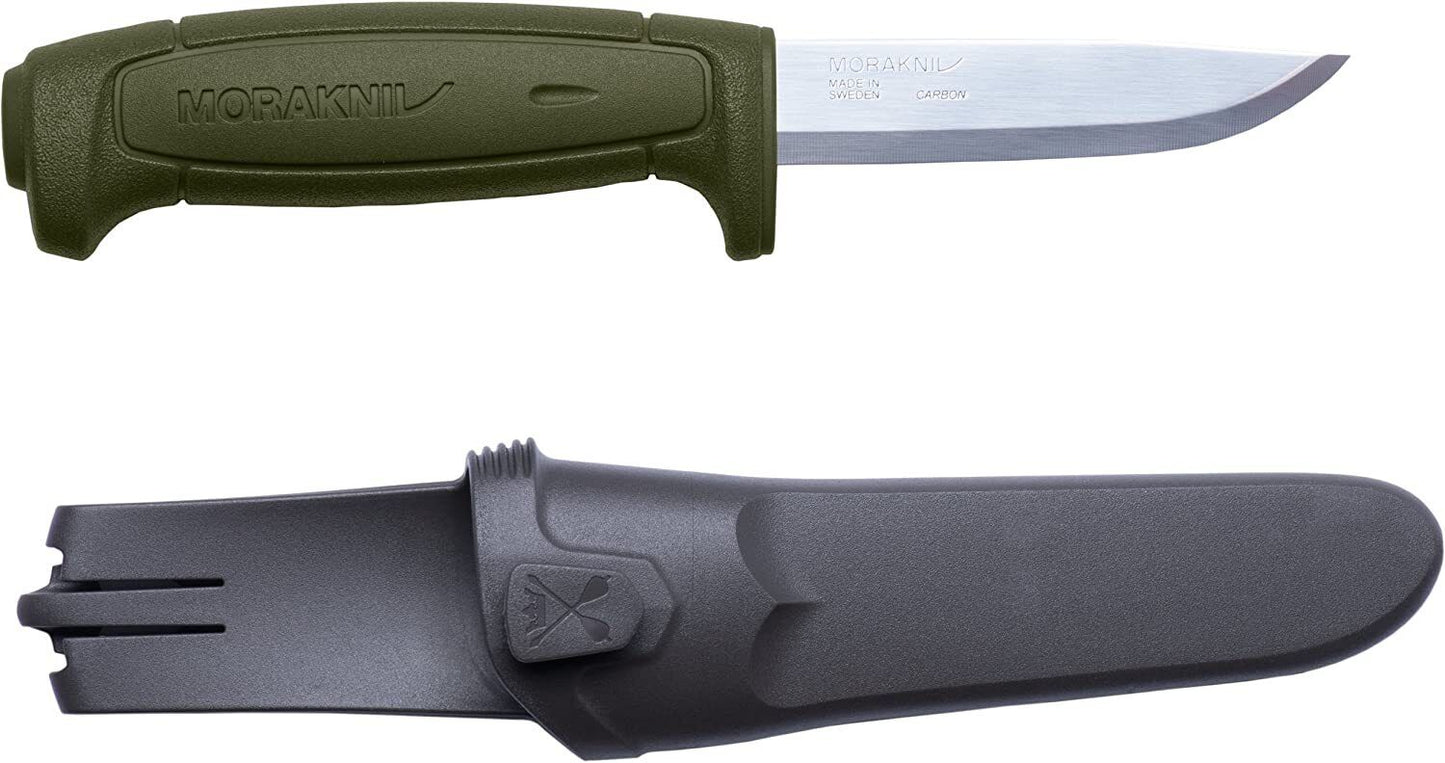 Morakniv Craftline Basic High Carbon Steel Fixed 3.6" Blade Utility Knife