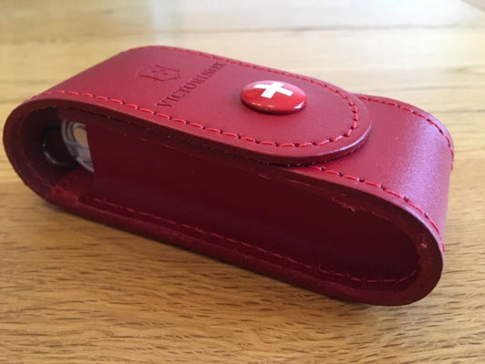 Victorinox Belt Pouch Red 2-4 Layer for Pocket Tool [KNIFE NOT INCLUDED]