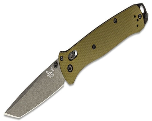 Benchmade Bailout Folding Knife 3.38" CPM-M4 Gray Cerakote Tanto Plain Blade