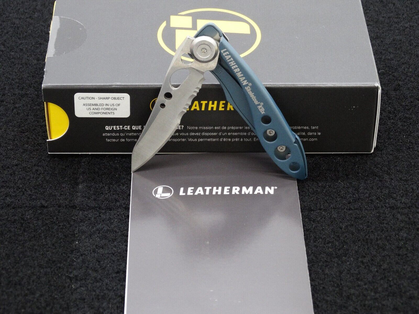 LEATHERMAN Skeletool KBX Pocket Multitool with Knife and Bottle Opener