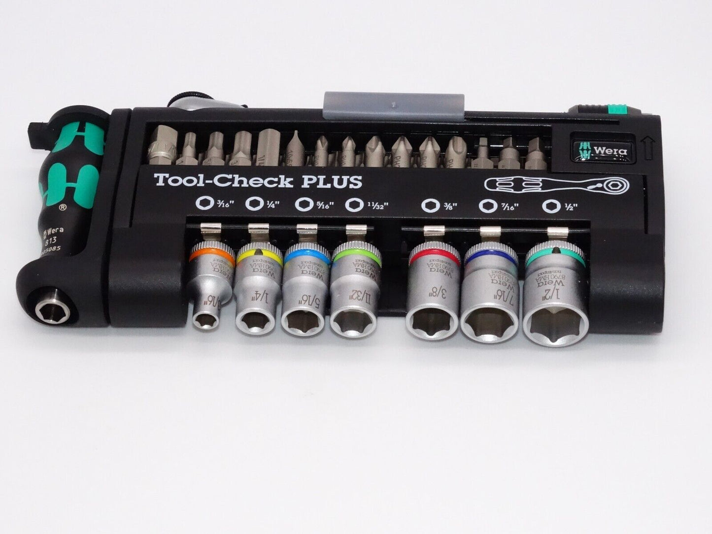 Wera Tools Presents The Tool-Check Plus with 1/4" ratchet Imperial 39 Pieces