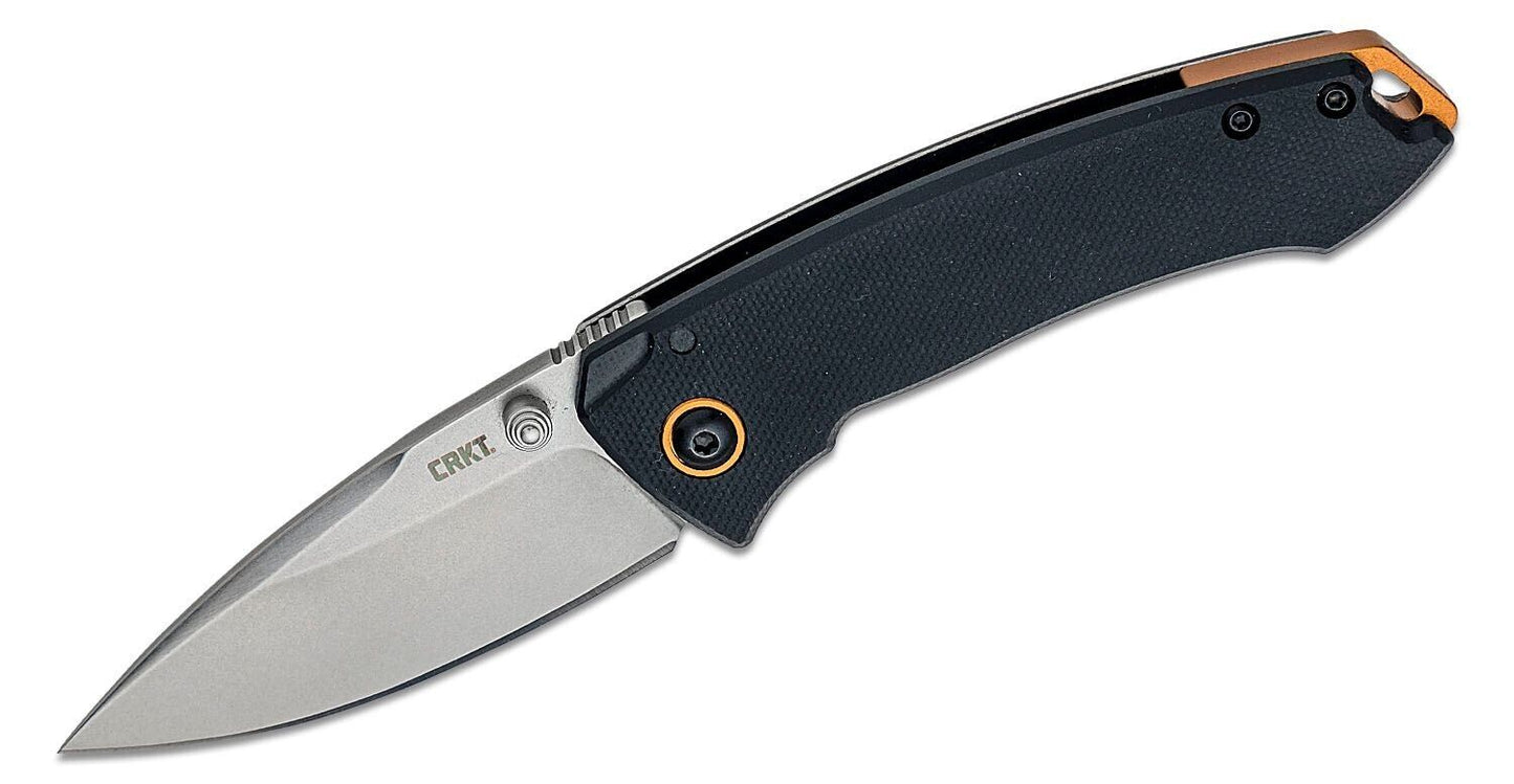 Columbia River CRKT 2522 L.Burnley Tuna Compact Folding Knife 2.73" Stonewash