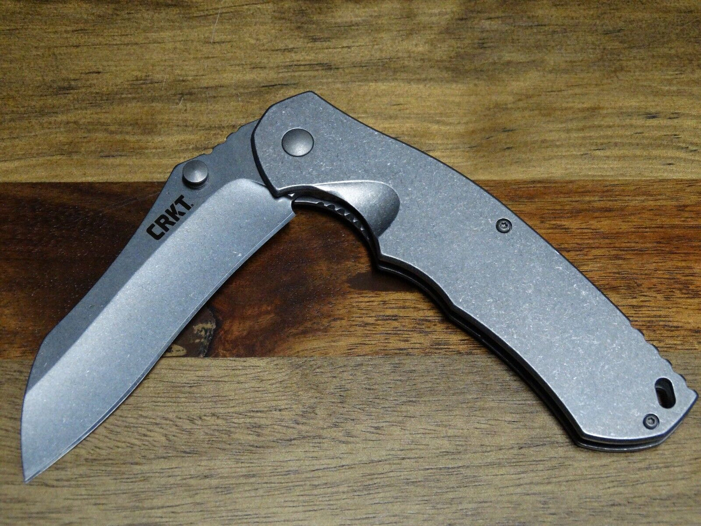 CRTK RASP Folding Knife Straight EDGE Blade ‎AUS 8 Blade 420J2 Handle